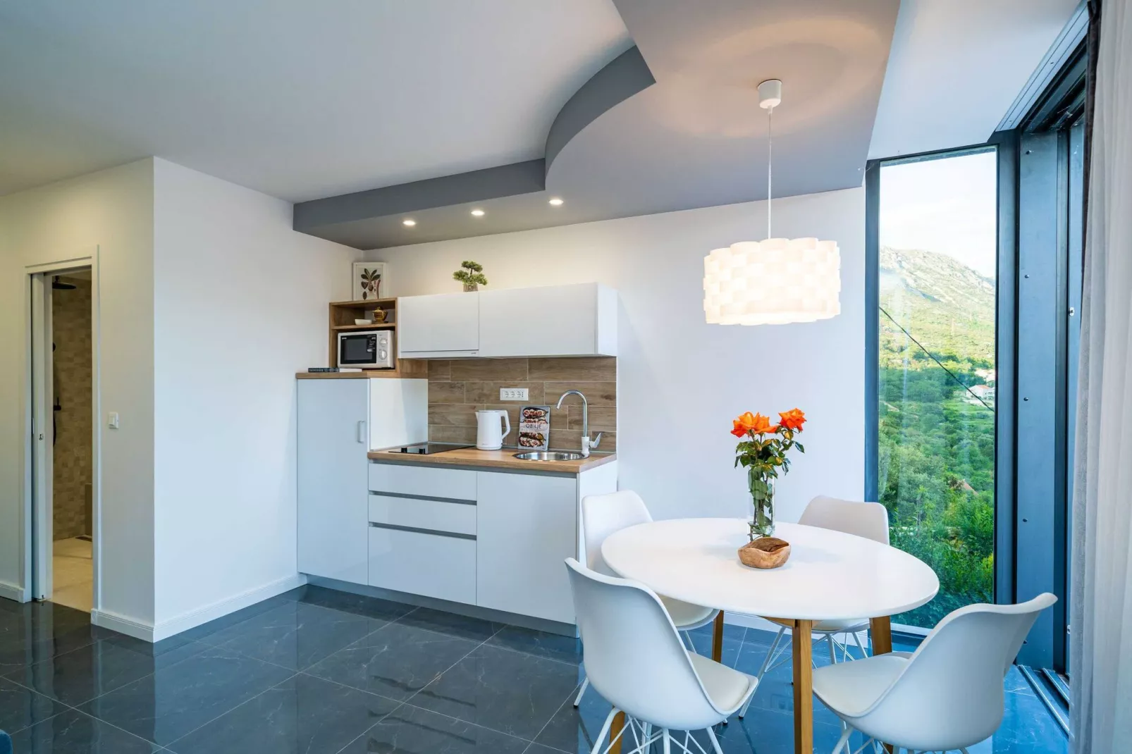Apartments Villa Arcadia - One Bedroom Apartment with Shared Swimming Pool A3-Cuisine