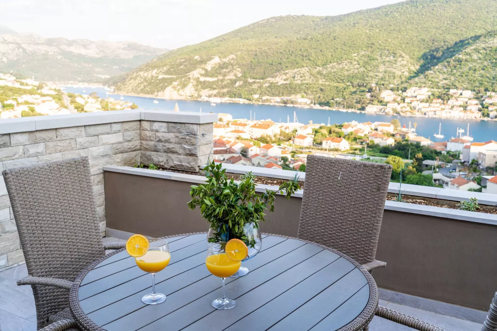 Apartments Villa Arcadia - One Bedroom Apartment with Shared Swimming Pool A3-Terrasse