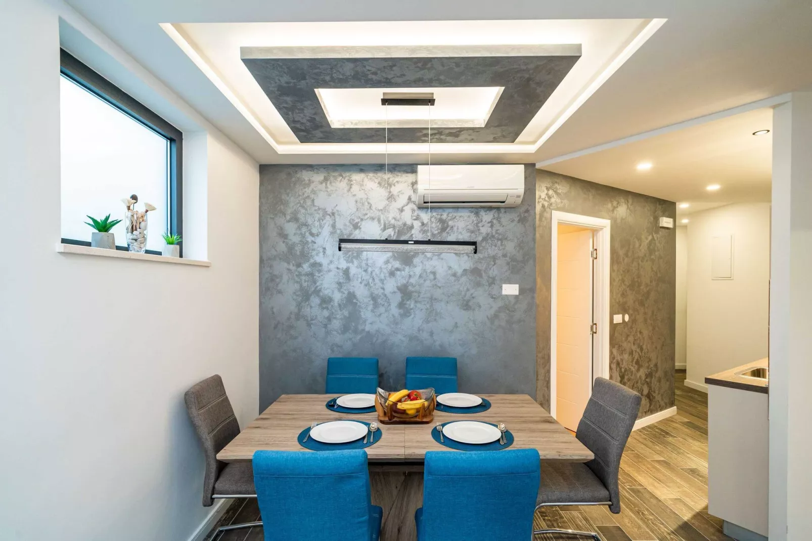 Apartments Villa Arcadia- Two Bedroom Apartment with Shared Swimming Pool A4-Salle à manger