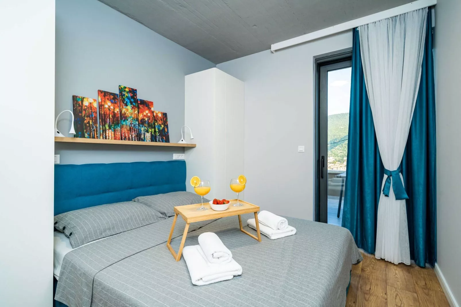 Apartments Villa Arcadia- Two Bedroom Apartment with Shared Swimming Pool A4-Chambre