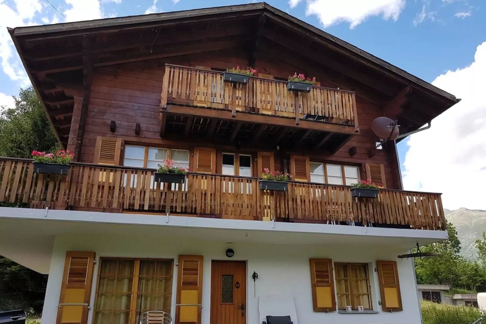 Chalet Verrel-Außenbereich Sommer