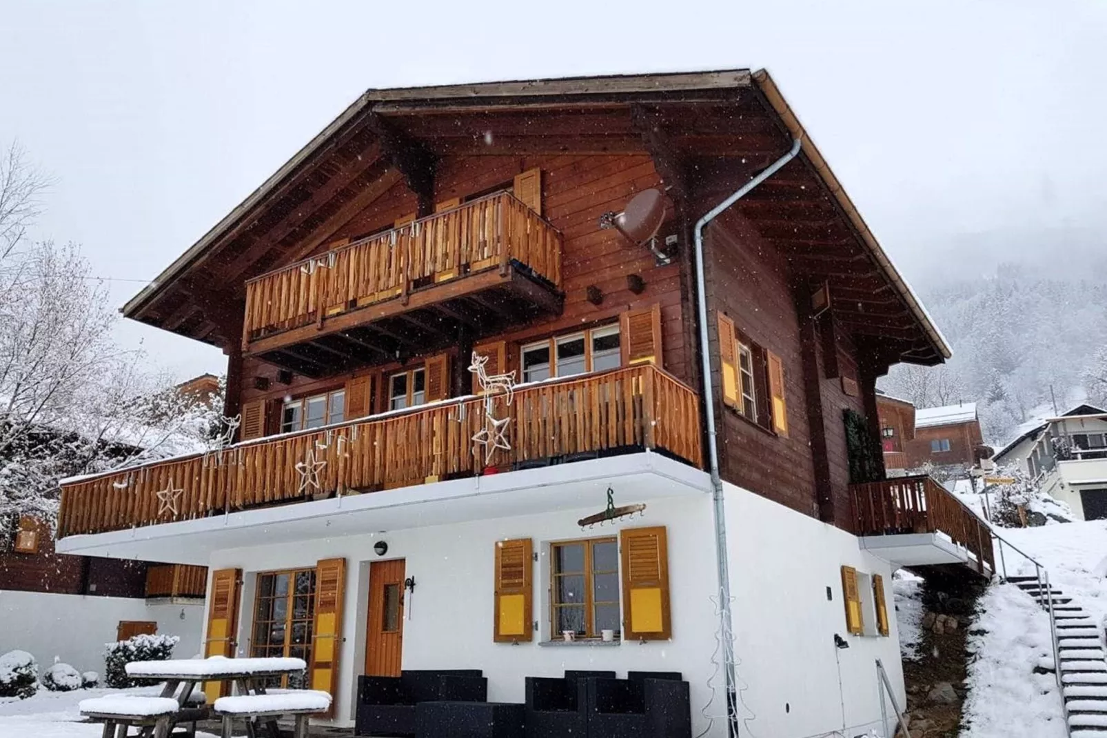 Chalet Verrel-Außenbereich Winter