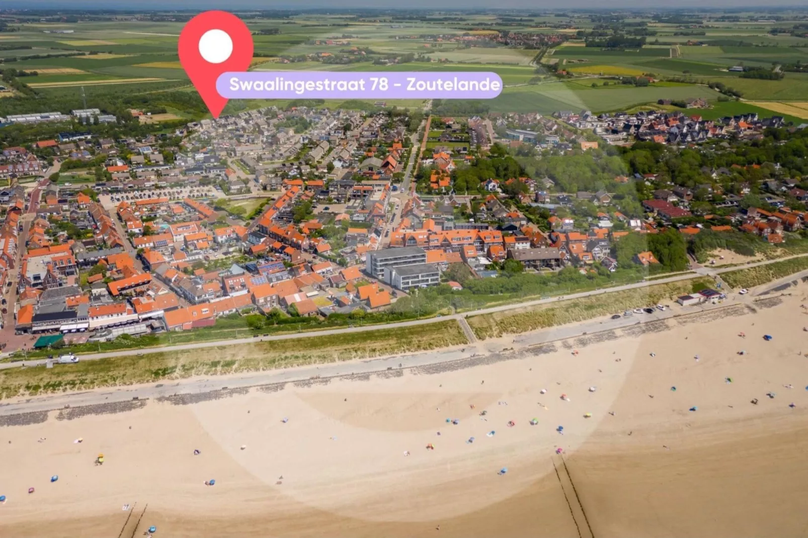 Studio 'De Zandhut' - Swaalingestraat 78  Zoutelande-Areas summer 1km