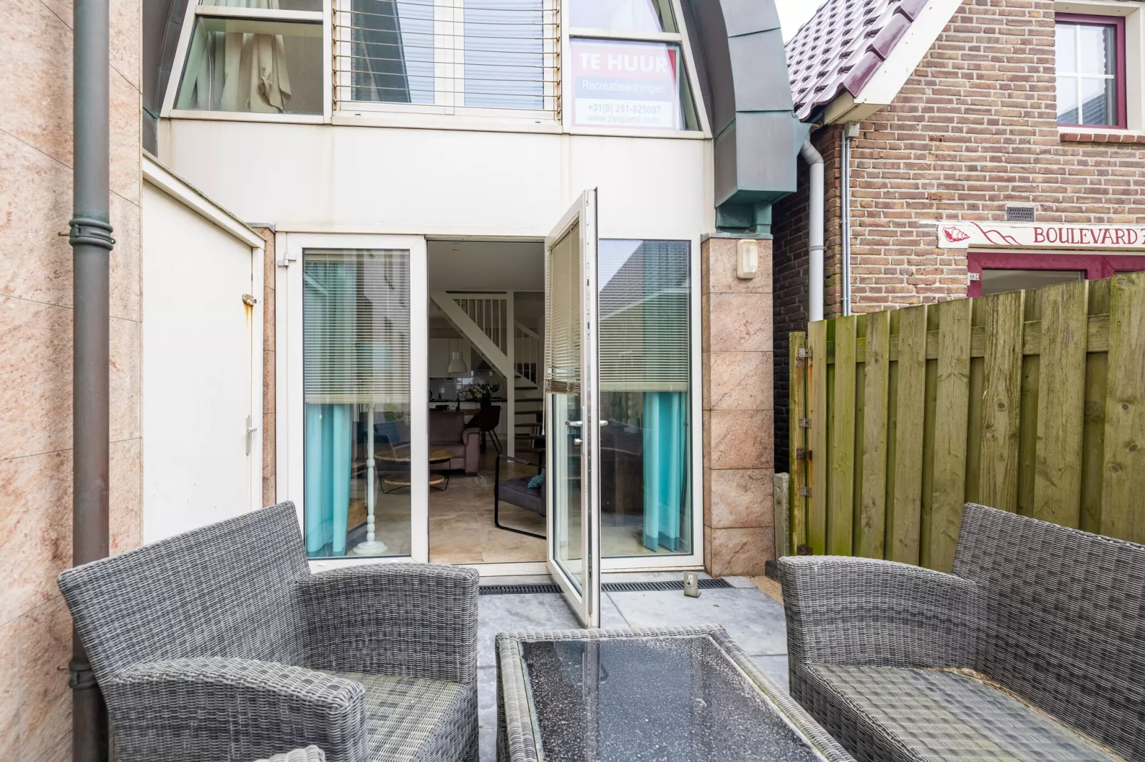 De ZeeParel Sea Fish-Terrassenbalkon