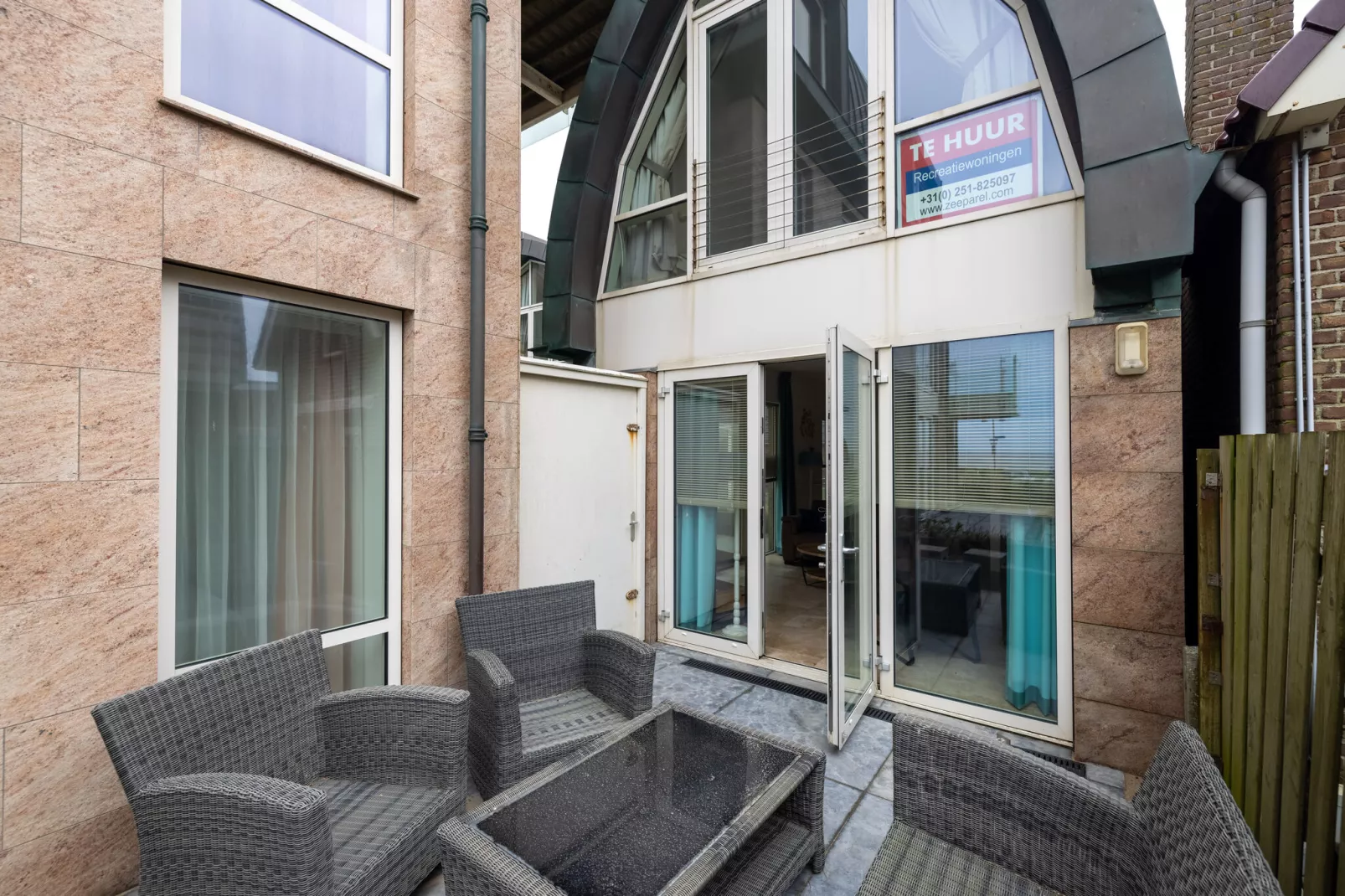 De ZeeParel Sea Fish-Terrassenbalkon
