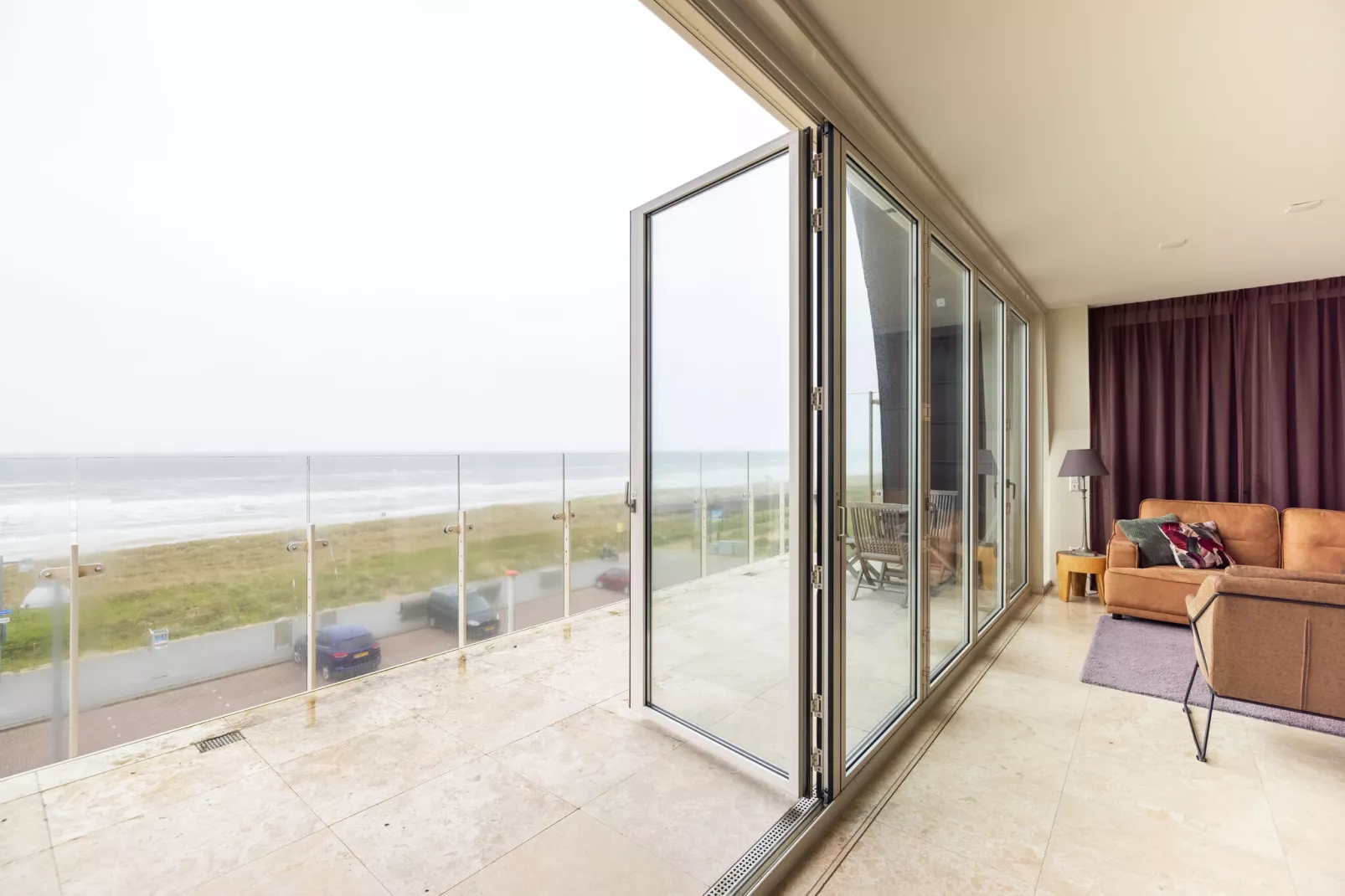 De ZeeParel Pink Shrimp-Terrace balcony