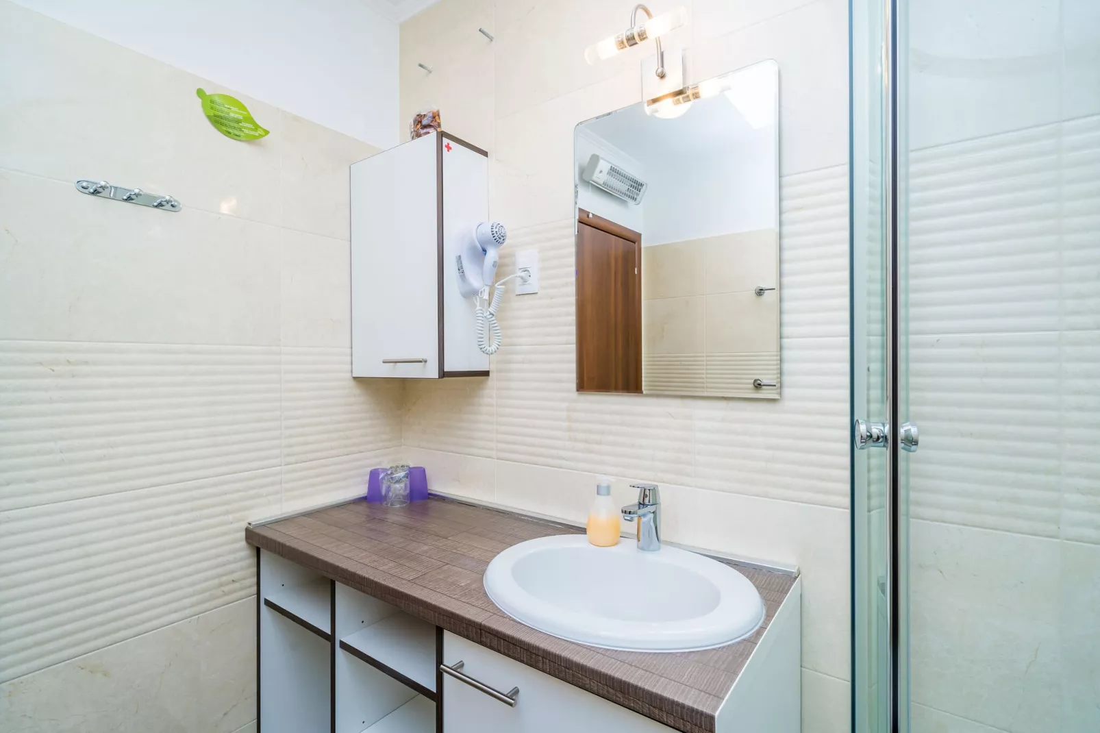 Villa Samba - Double Room with Balcony and Sea View - gasi se-Bathroom