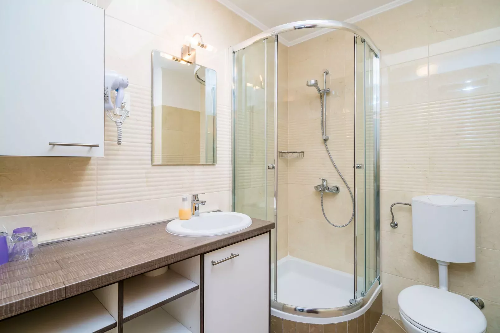 Villa Samba - Double Room with Balcony and Sea View - gasi se-Bathroom