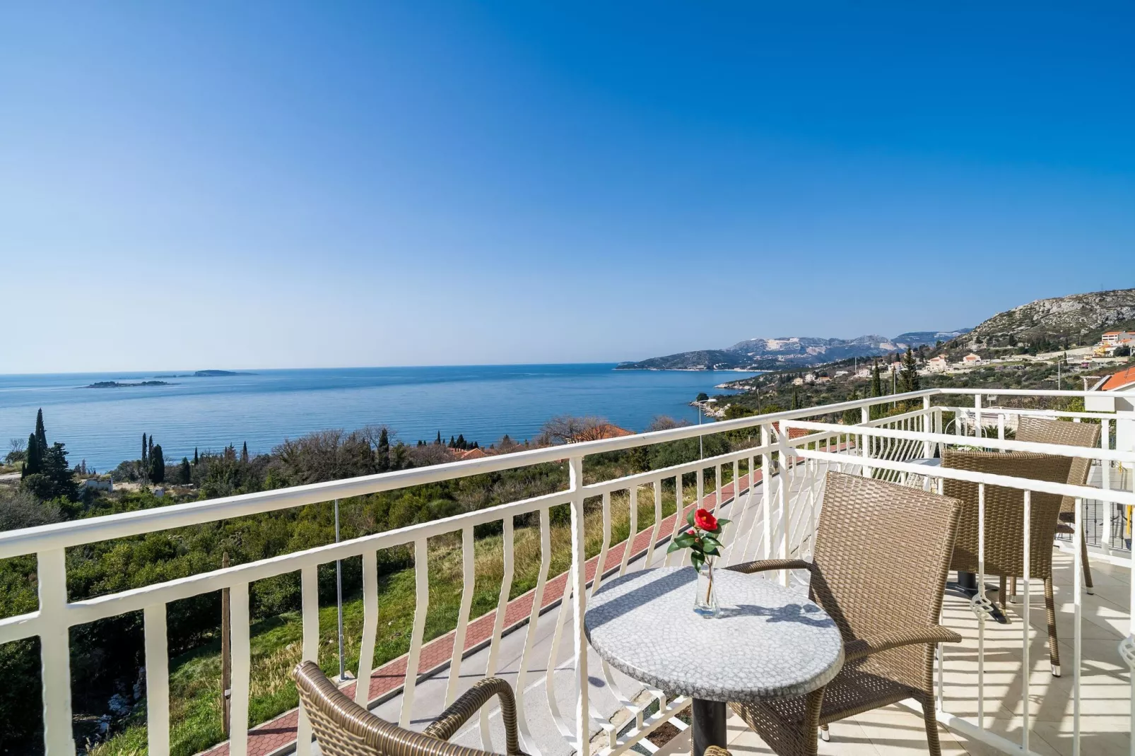 Villa Samba - Double Room with Balcony and Sea View - gasi se-View