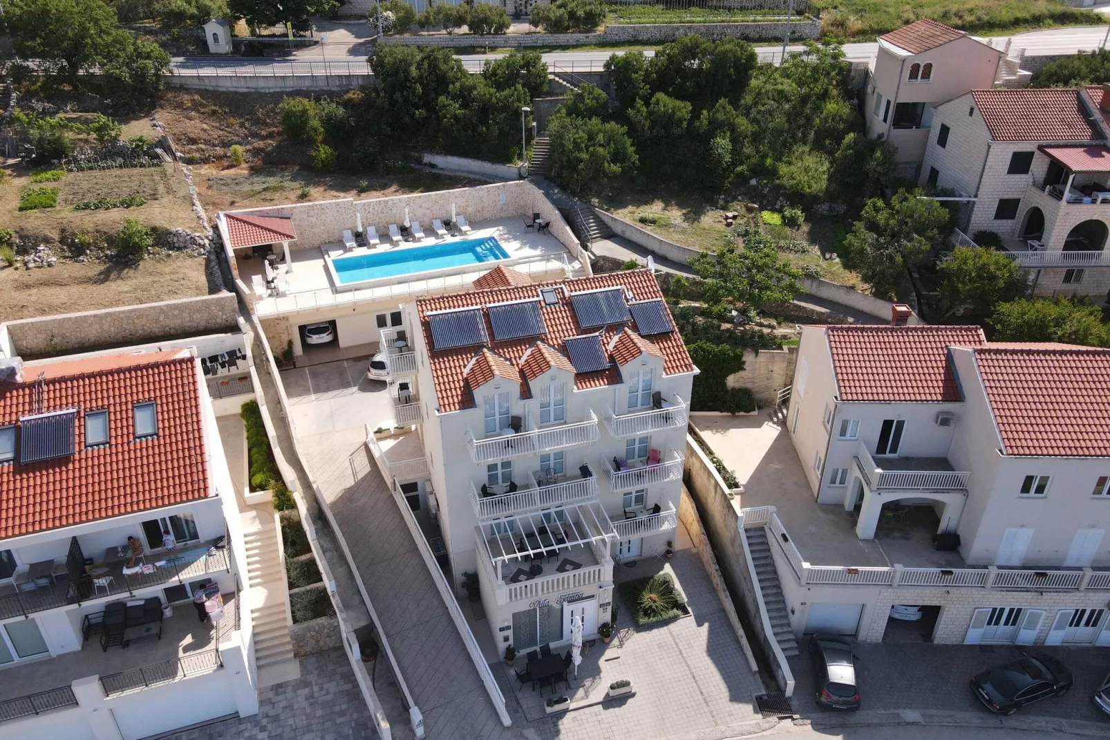 Villa Samba - Studio with Terrace and Sea View - gasi se-View