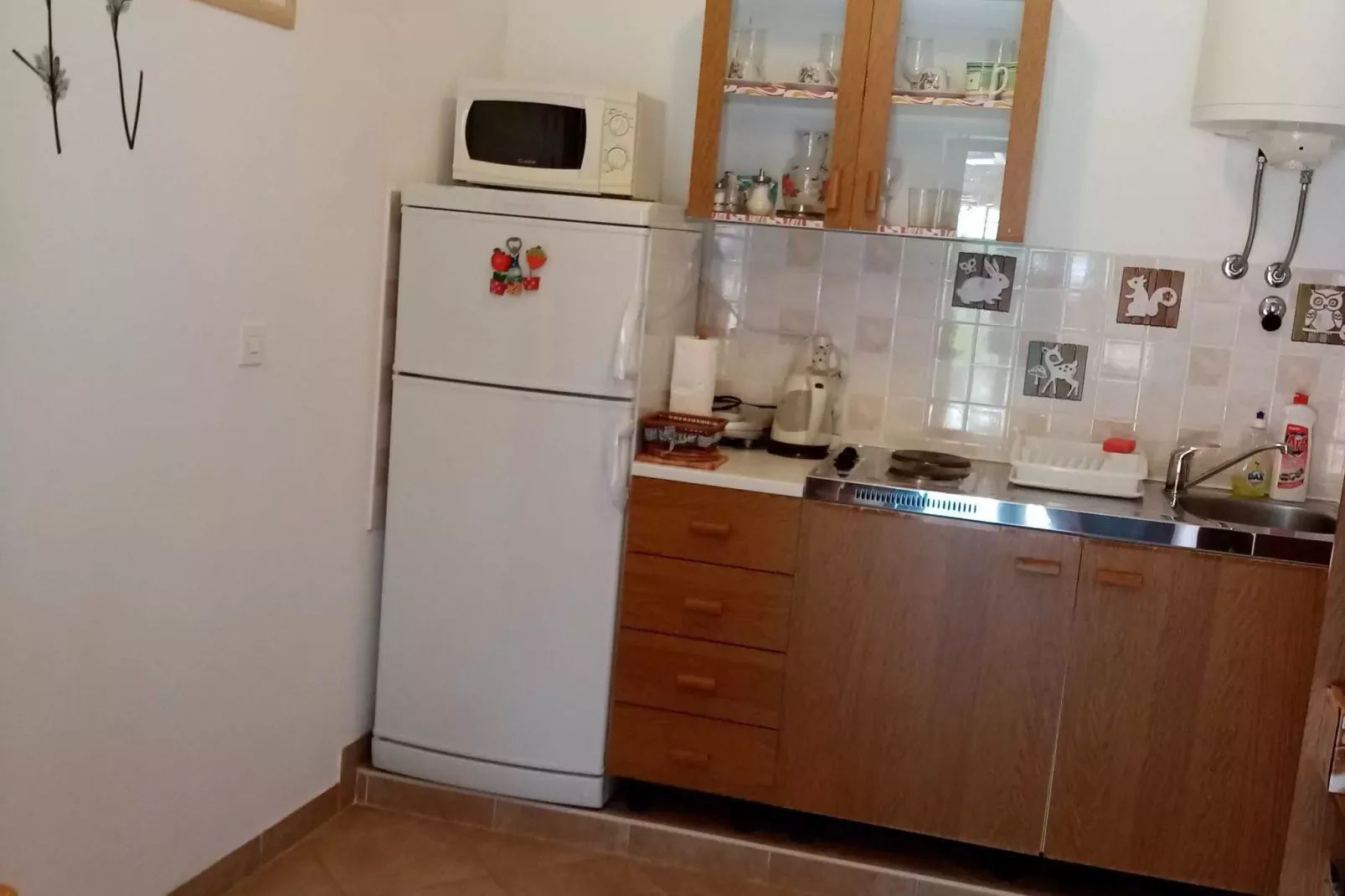 Guest House Fontana - Two Bedroom Apartment with Terrace and Sea View-Kitchen