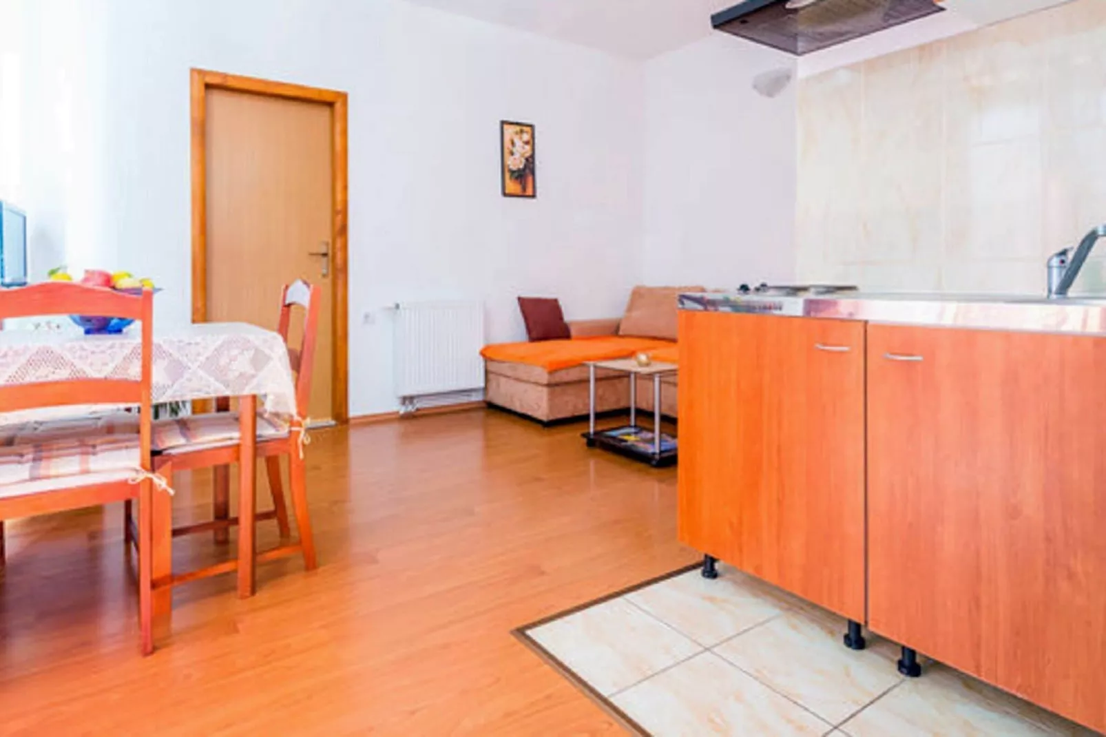 Guest House Fontana - Standard One Bedroom Apartment with Balcony and Sea View-Kitchen