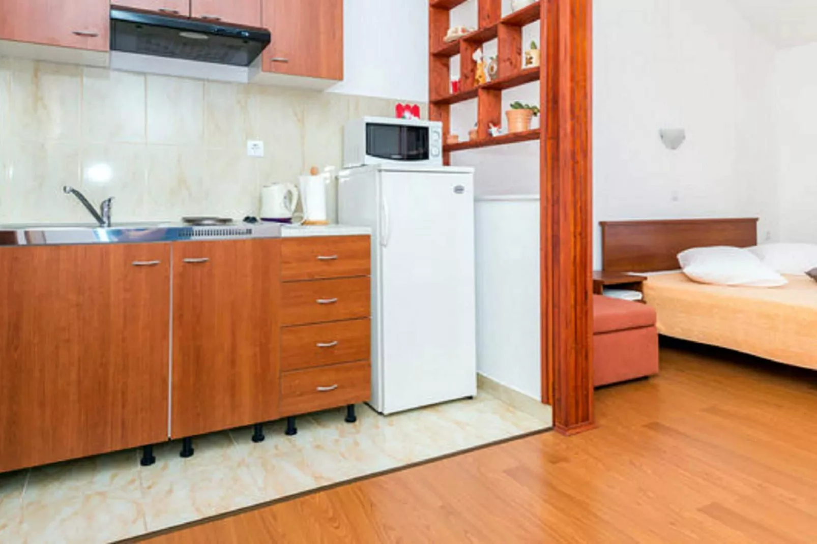 Guest House Fontana -  Studio Apartment with Sea View (2 Adults)-Küche