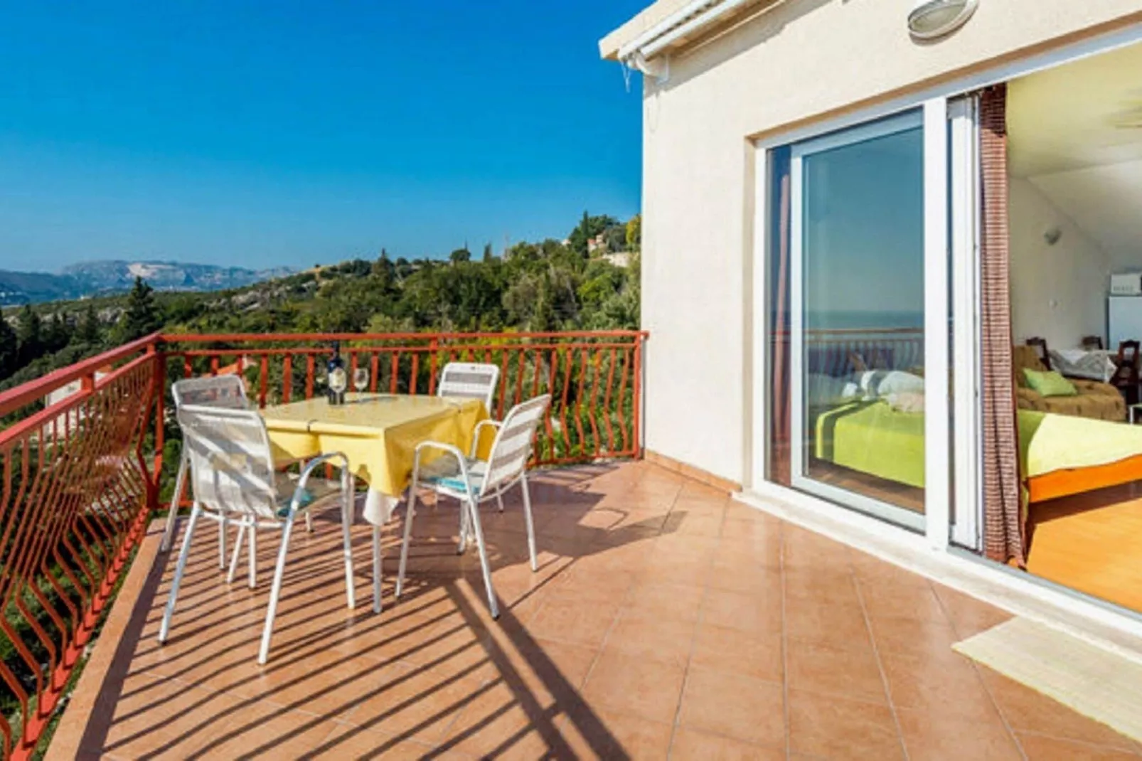 Guest House Fontana - Superior Studio with Sea View (2 Adults)-Terrace balcony