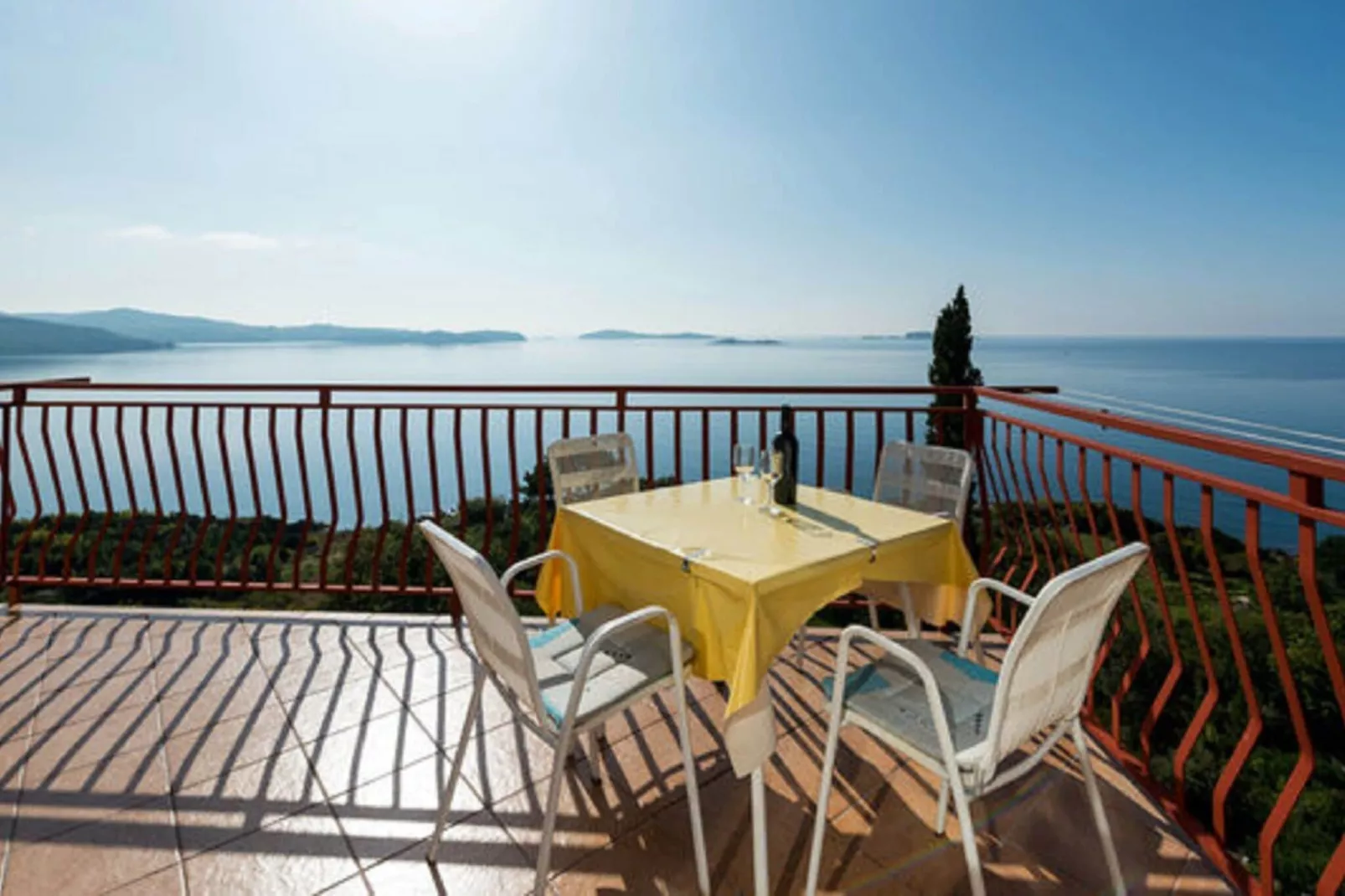 Guest House Fontana - Superior Studio with Sea View (2 Adults)-Terrace balcony