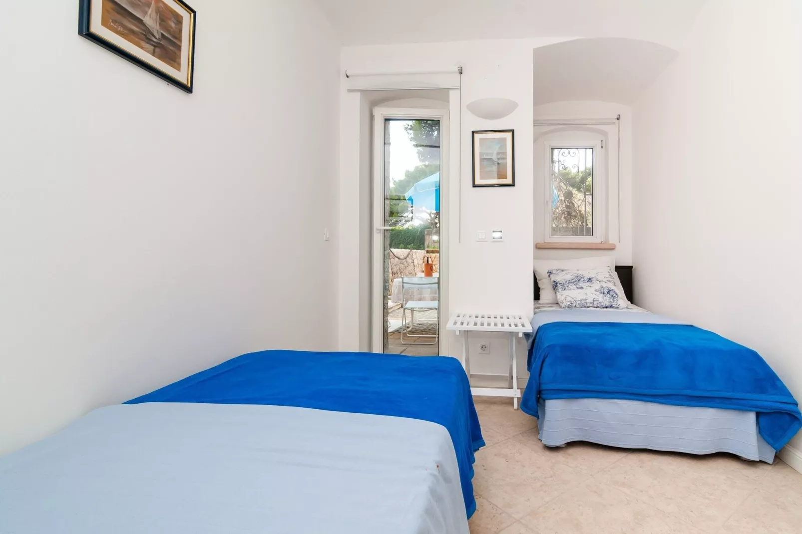Apartments Carmen & Tosca - Two-Bedroom Apartment with Terrace-Schlafzimmer
