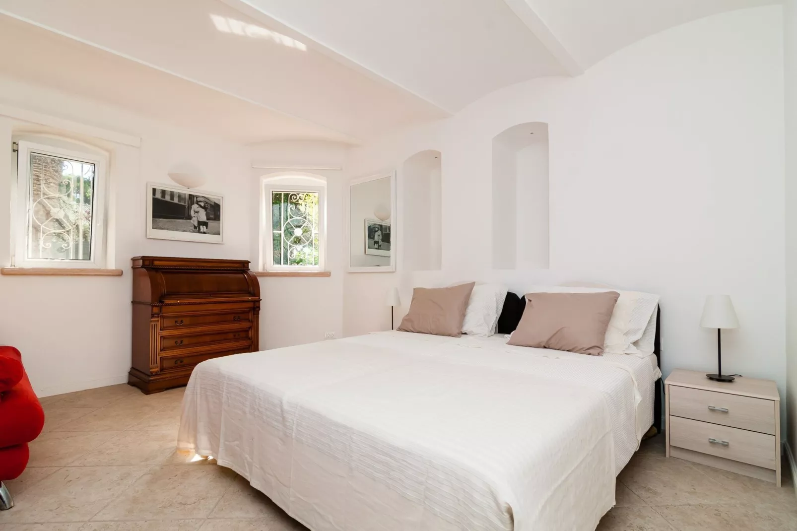 Apartments Carmen & Tosca - Two-Bedroom Apartment with Terrace-Schlafzimmer