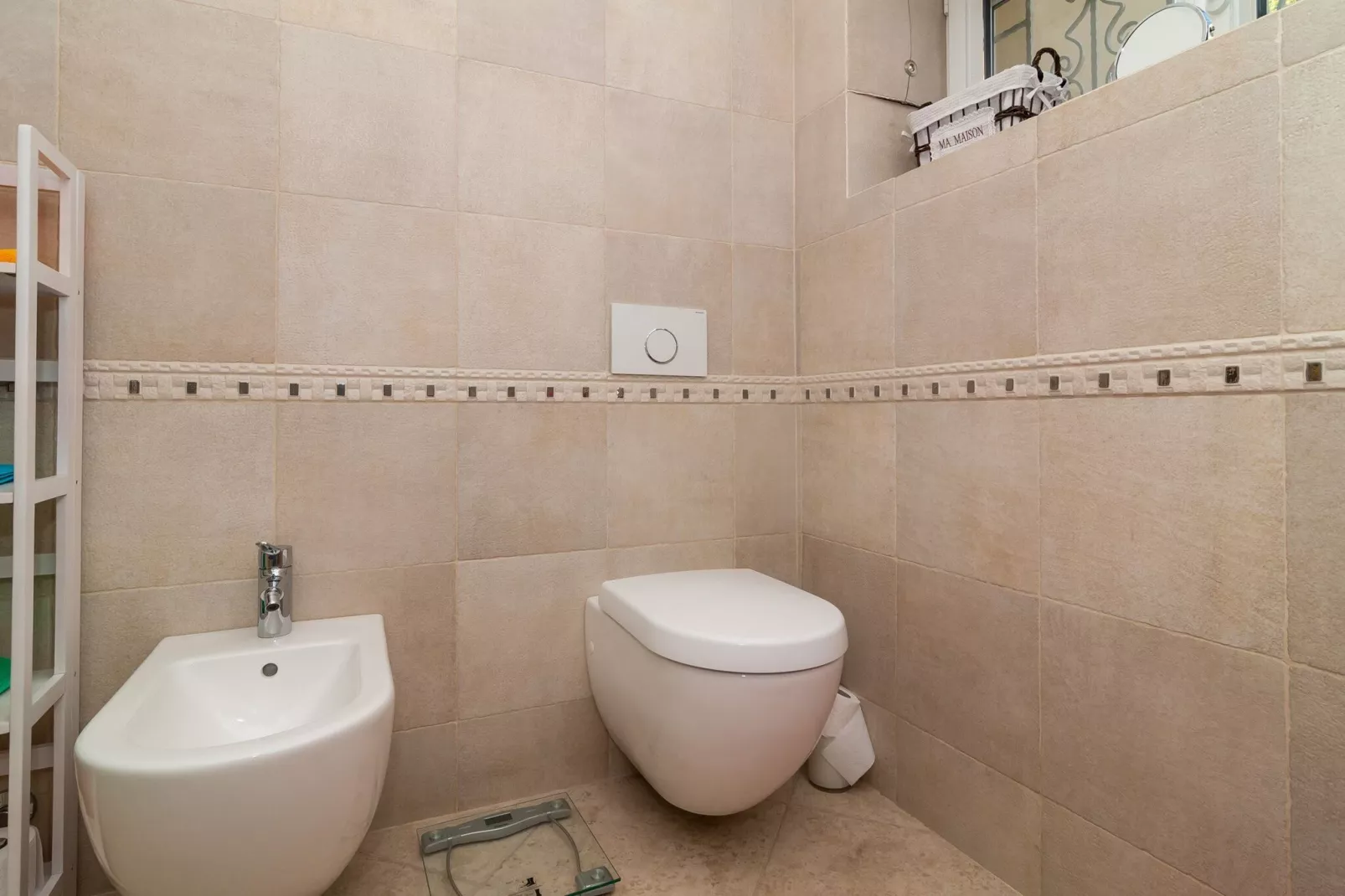 Apartments Carmen & Tosca - Two-Bedroom Apartment with Terrace-Badezimmer