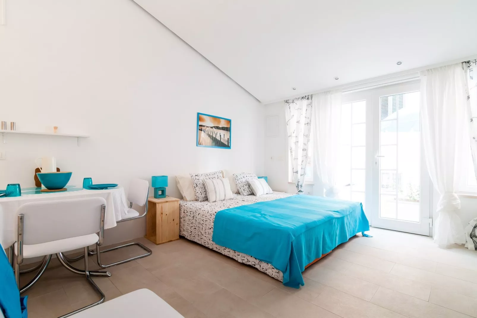 Apartments Carmen & Tosca -Studio with Patio-Chambre
