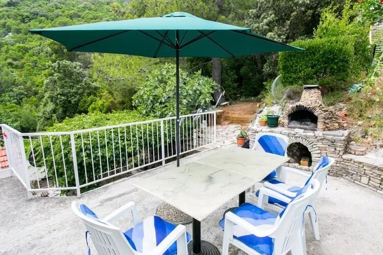 Apartments Laura Mljet - One Bedroom Apartment with Balcony and Sea View-Terrace