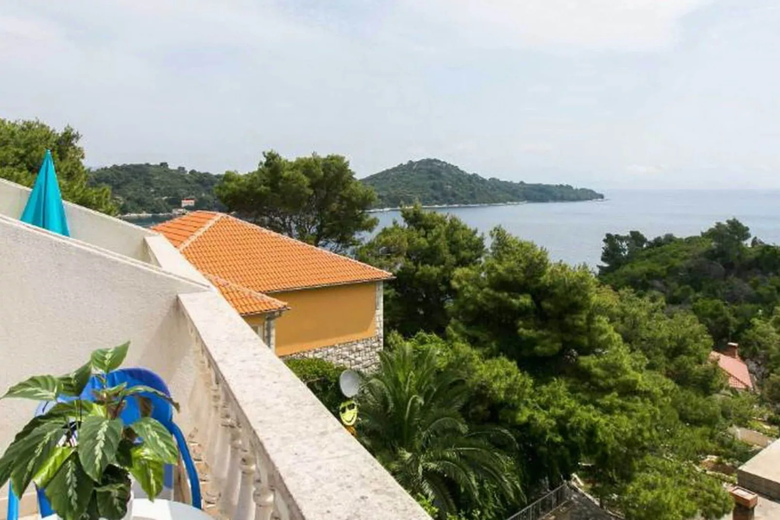 Apartments Laura Mljet - One Bedroom Apartment with Balcony and Sea View-View