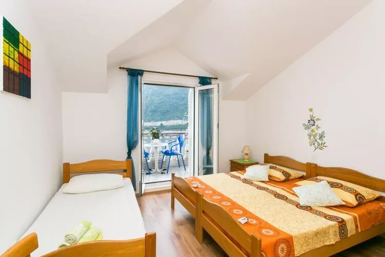 Apartments Laura Mljet - Comfort One Bedroom Apartment with Balcony and Sea View-Chambre