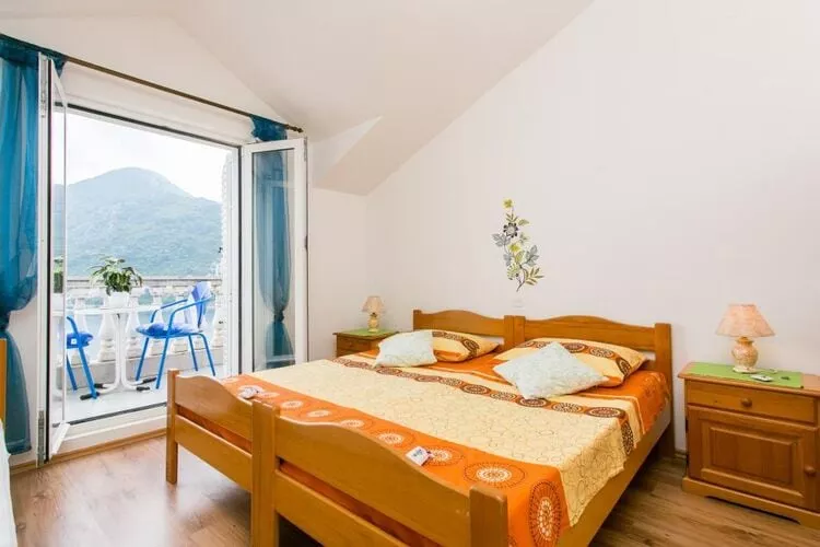 Apartments Laura Mljet - Comfort One Bedroom Apartment with Balcony and Sea View-Chambre