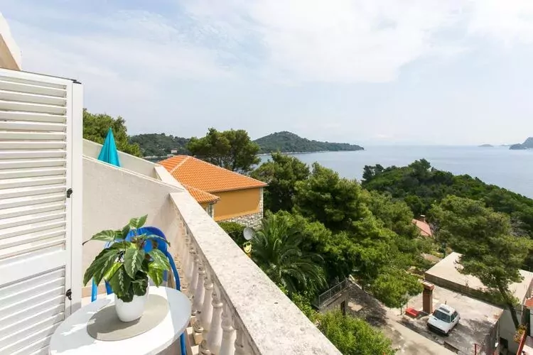 Apartments Laura Mljet - Comfort One Bedroom Apartment with Balcony and Sea View-Vue