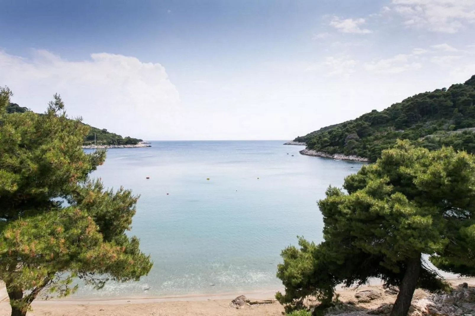 Apartments Franka Saplunara-One-Bedroom Apartment with Terrace and Sea View No1-View