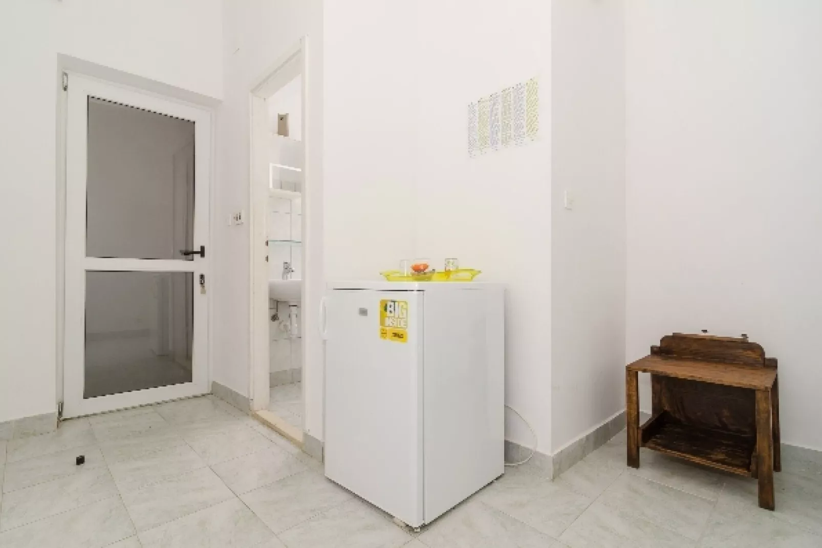 Apartments Franka Saplunara-Double Room with Terrace and Sea View-Indoor