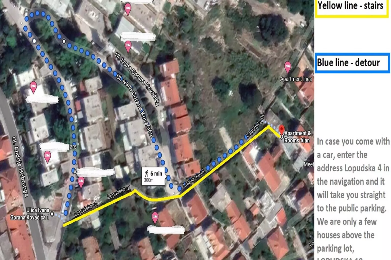 Apartment & Rooms Alan - One Bedroom Apartment with Balcony and Sea View-View