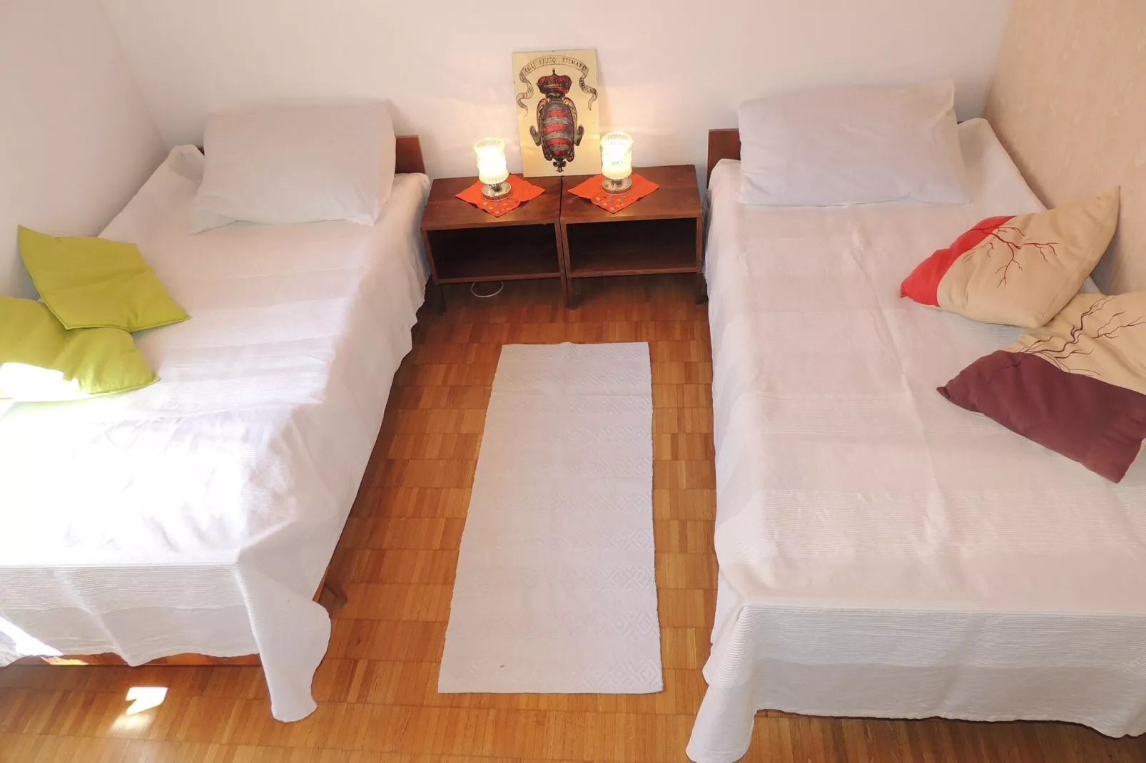 Villa Hortenzia -  Three-Bedroom Apartment with Terrace and Sea View-Chambre