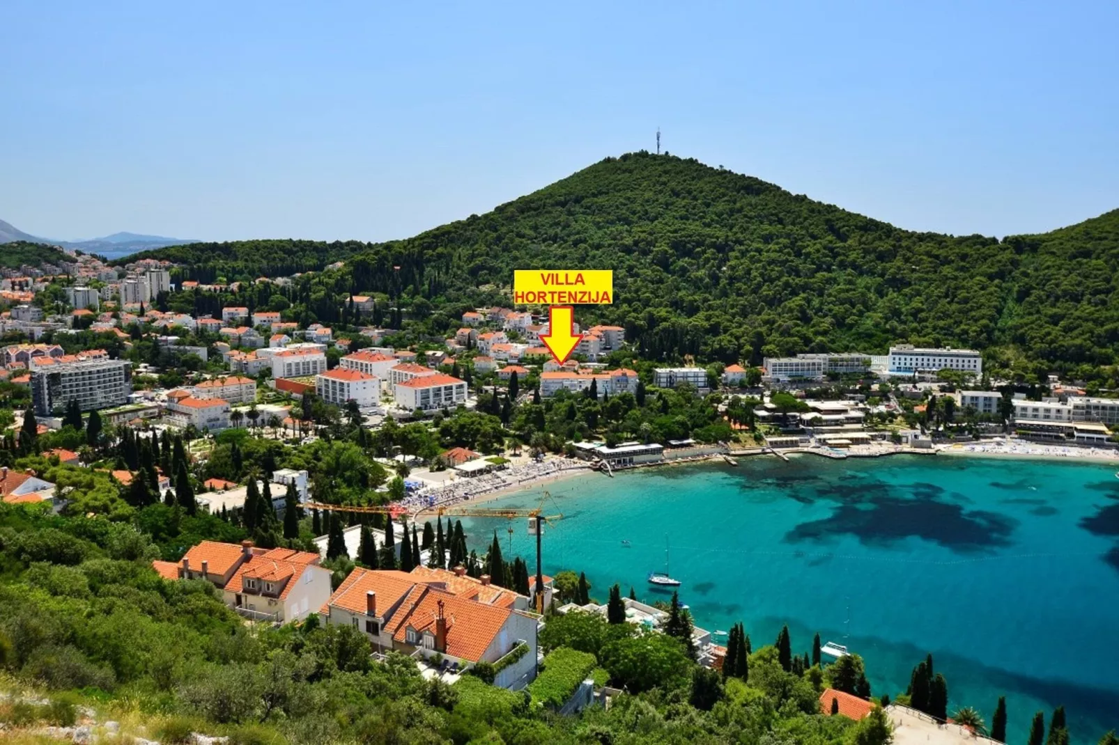 Villa Hortenzia -  Three-Bedroom Apartment with Terrace and Sea View-Vue