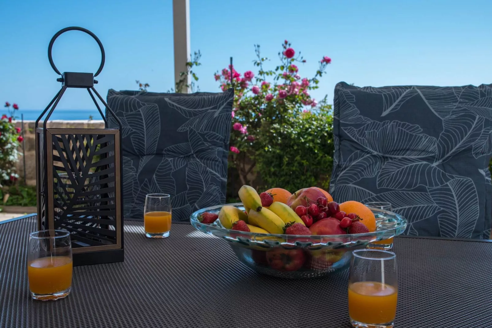 Apartment Faros - Two-Bedroom Apartment with Terrace and Sea View-Terrace