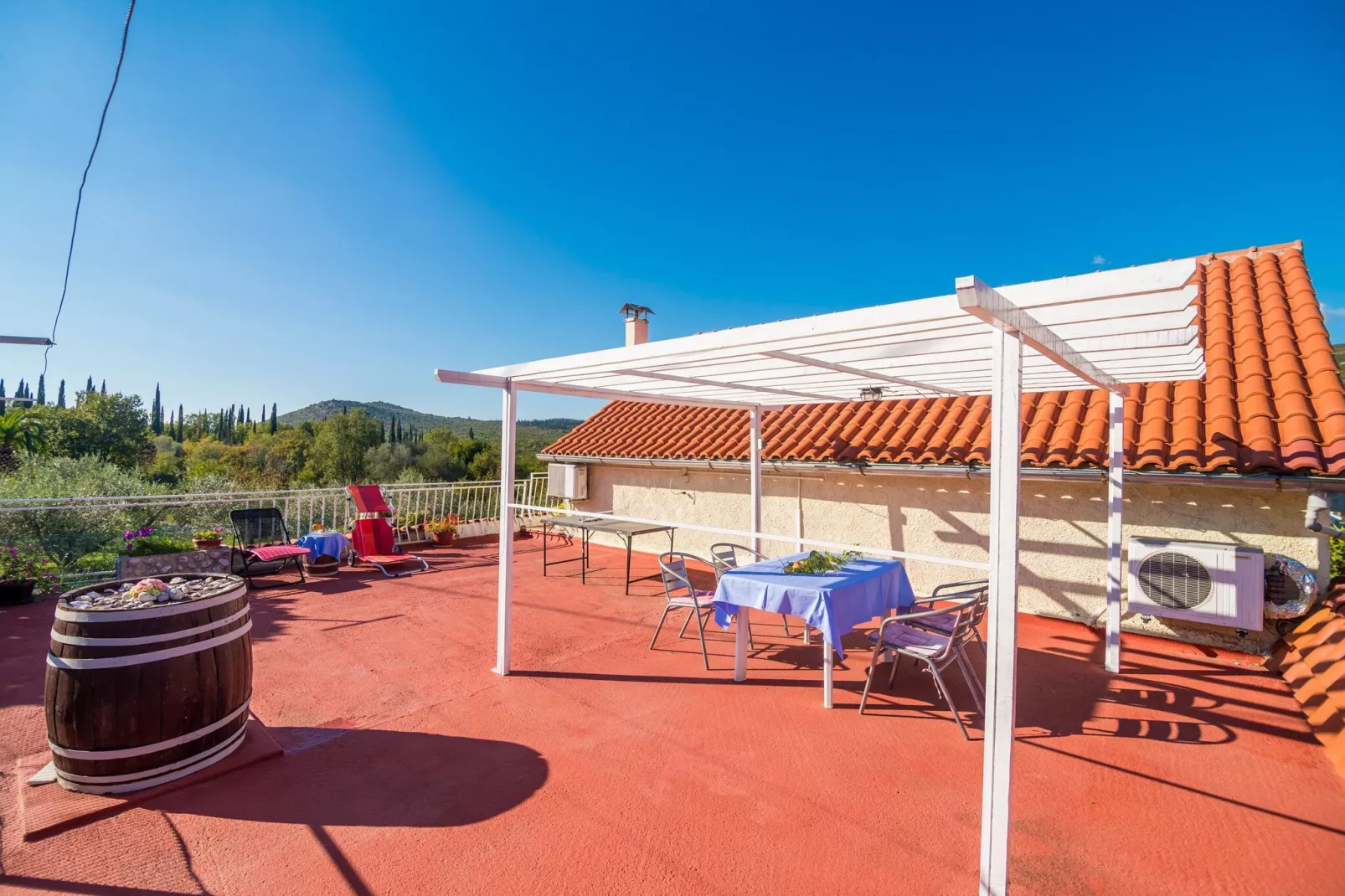 Villa Desin - Three Bedroom Apartment with Terrace and Garden View-Terrace