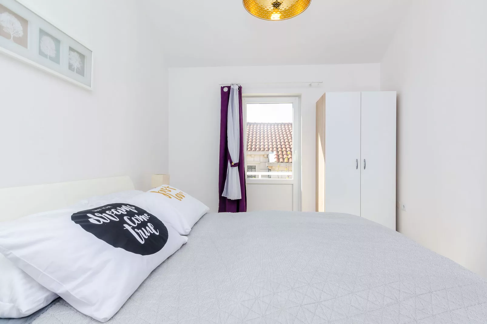 Apartment Sea Shell - Triplex Three-Bedroom Apartment with Terrace-Bedroom