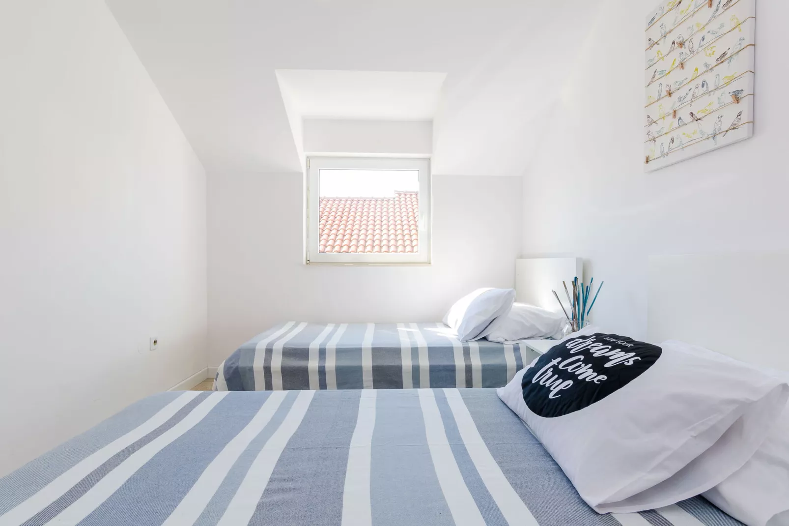 Apartment Sea Shell - Triplex Three-Bedroom Apartment with Terrace-Bedroom
