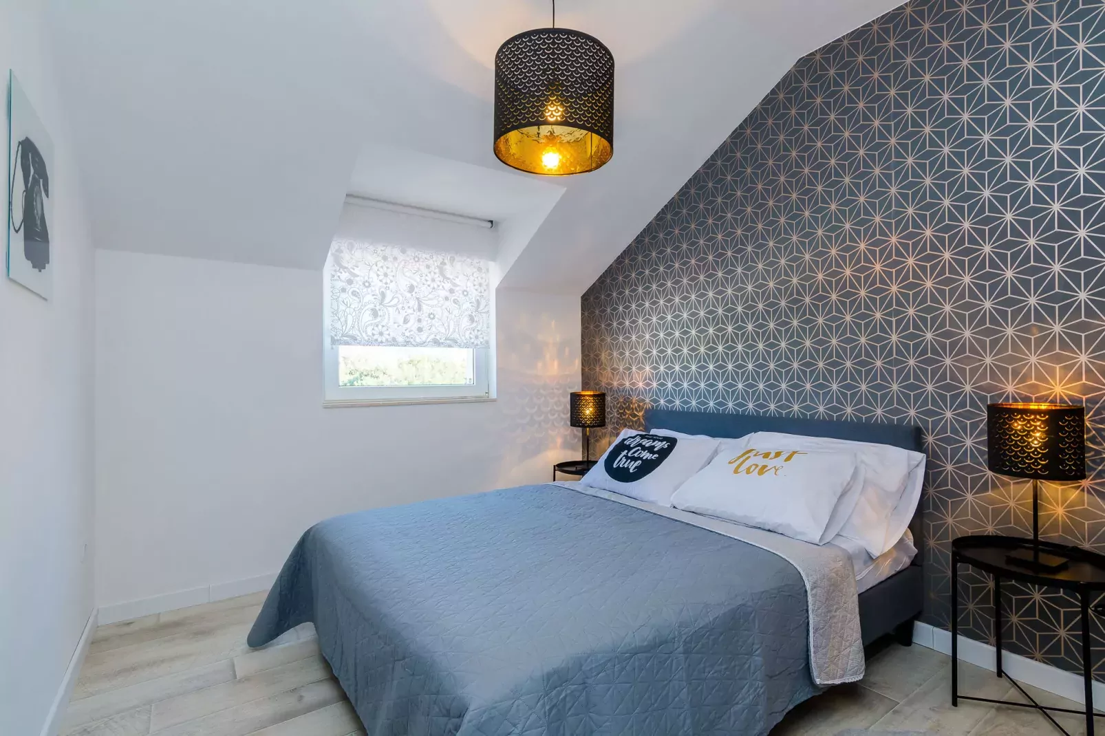 Apartment Sea Shell - Triplex Three-Bedroom Apartment with Terrace-Bedroom