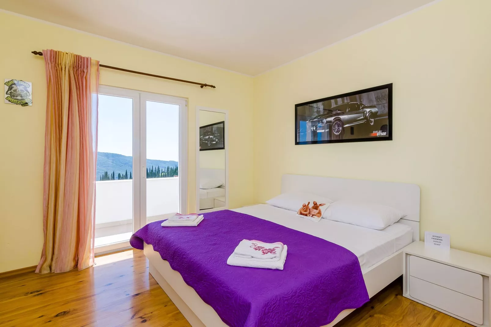 Villa Mateo - Three Bedroom Apartment with Terrace and Private Pool-Bedroom
