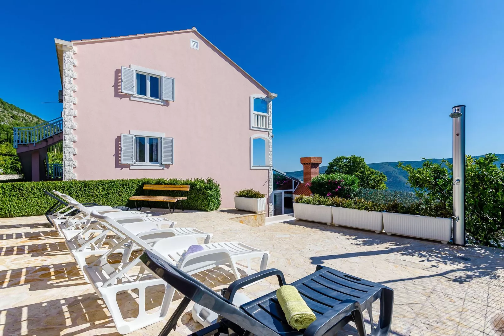 Villa Mateo - Three Bedroom Apartment with Terrace and Private Pool-Terrace
