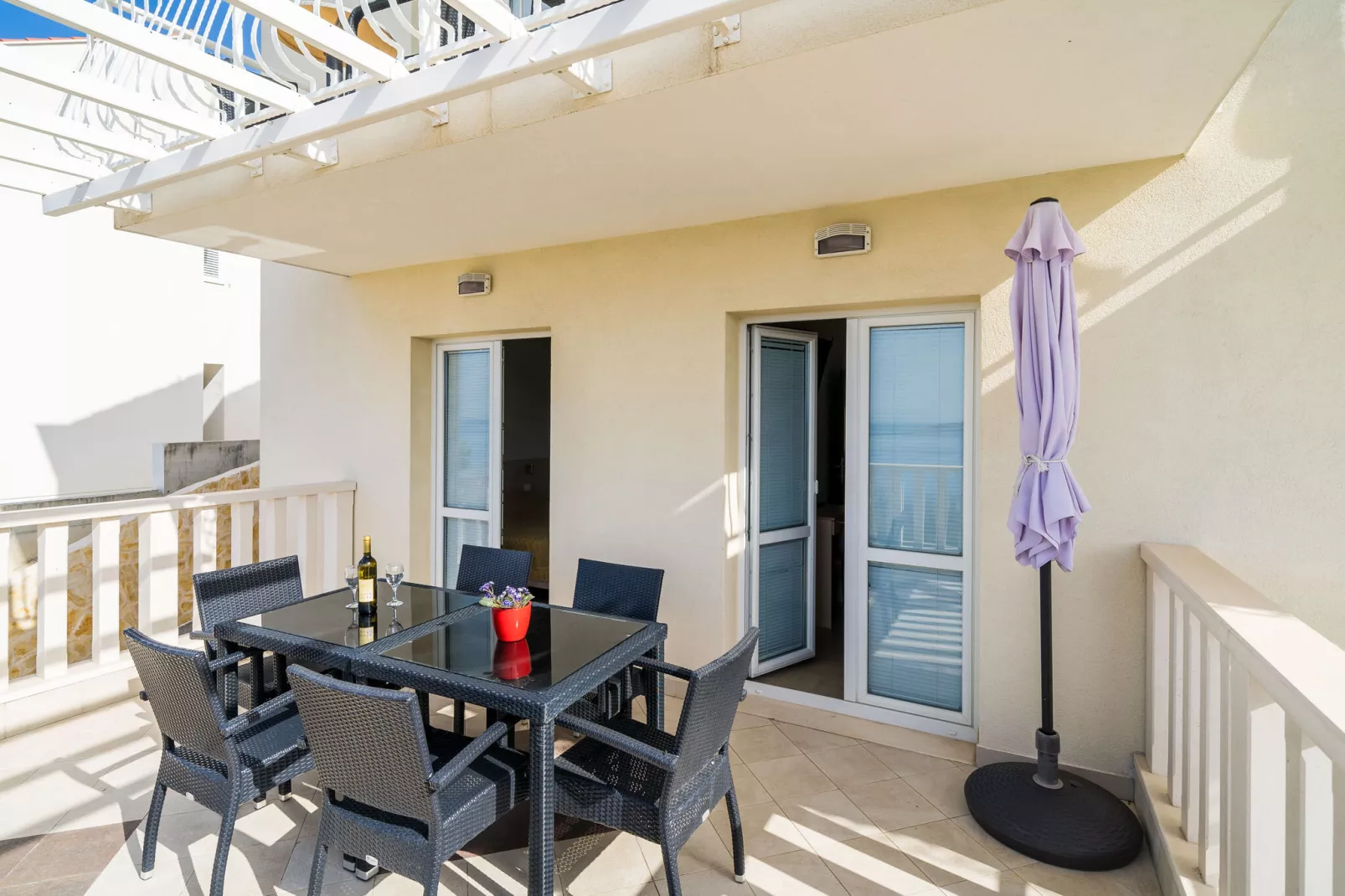 Villa Samba - Two-Bedroom Apartment with Terrace and Sea View - A4+1-Terrace