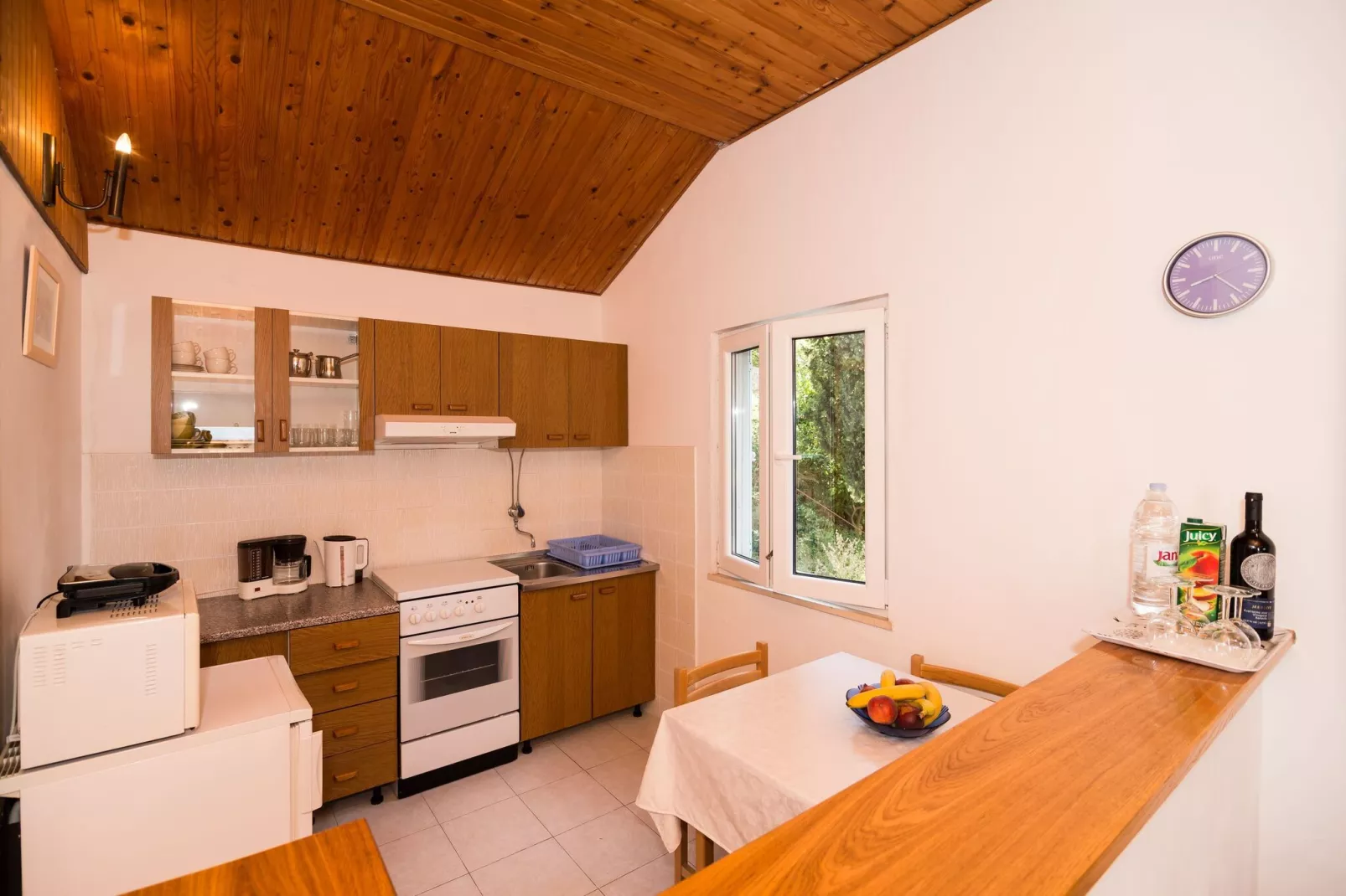 Apartment Srđ - Two-Bedroom Apartment with Balcony and Sea View-Küche