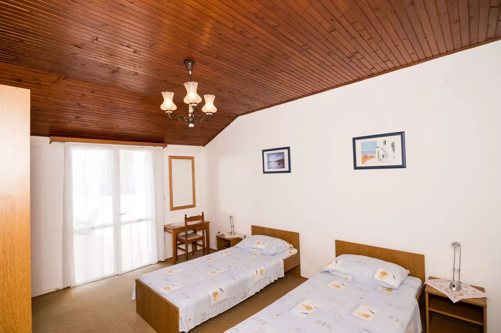Apartment Srđ - Two-Bedroom Apartment with Balcony and Sea View-Schlafzimmer