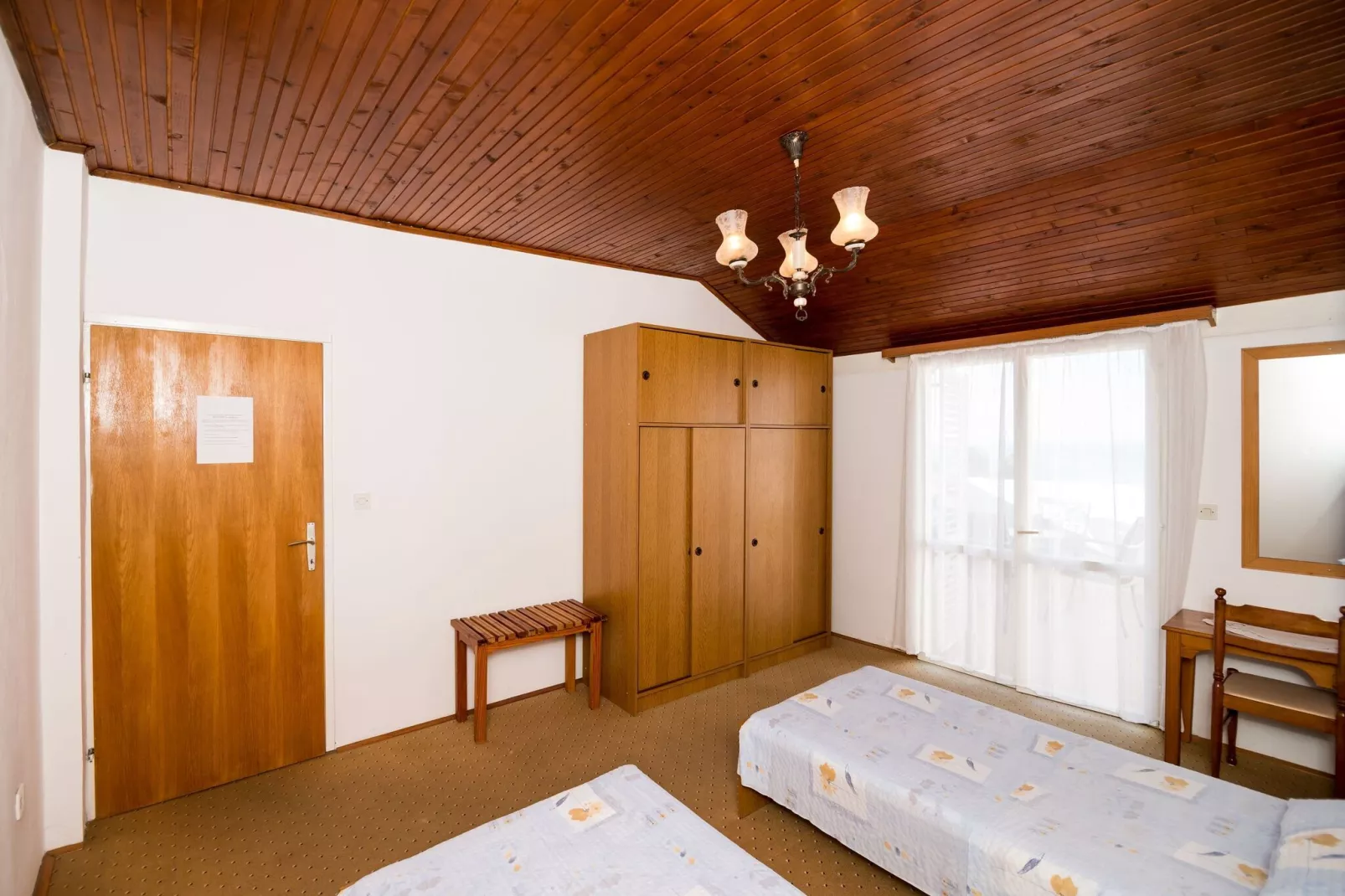 Apartment Srđ - Two-Bedroom Apartment with Balcony and Sea View-Schlafzimmer