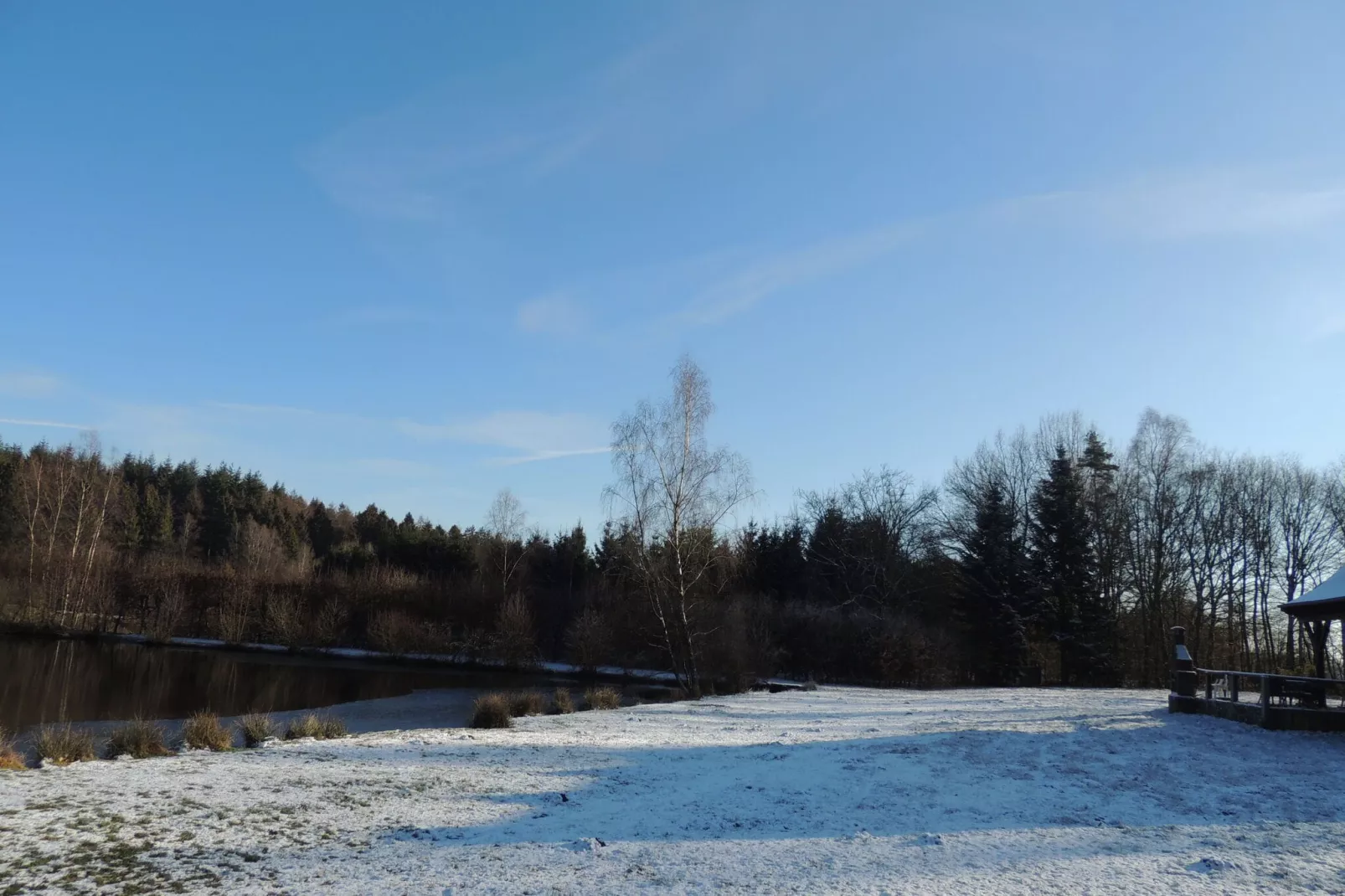 Domaine du Pichoux-Garden winter