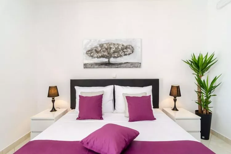 Apartments A&M - Studio with Terrace and Sea View (A2)-Bedroom