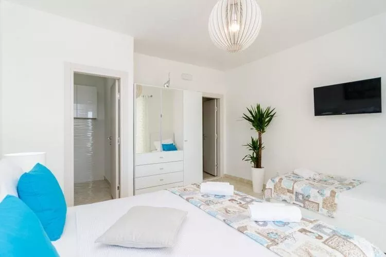 Apartments A&M - Studio with Terrace and Sea View (A3)-Living room