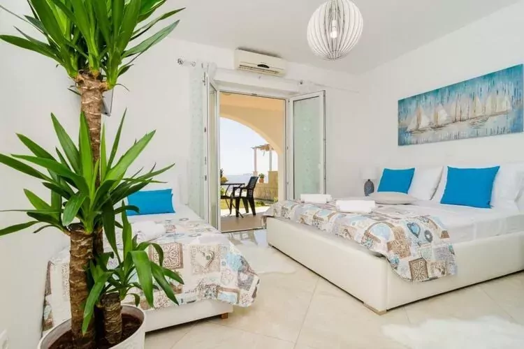 Apartments A&M - Studio with Terrace and Sea View (A3)-Living room