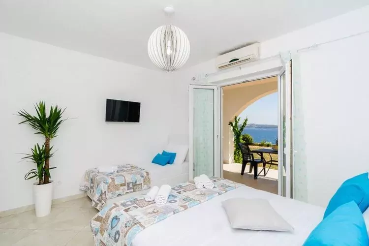 Apartments A&M - Studio with Terrace and Sea View (A3)-Living room