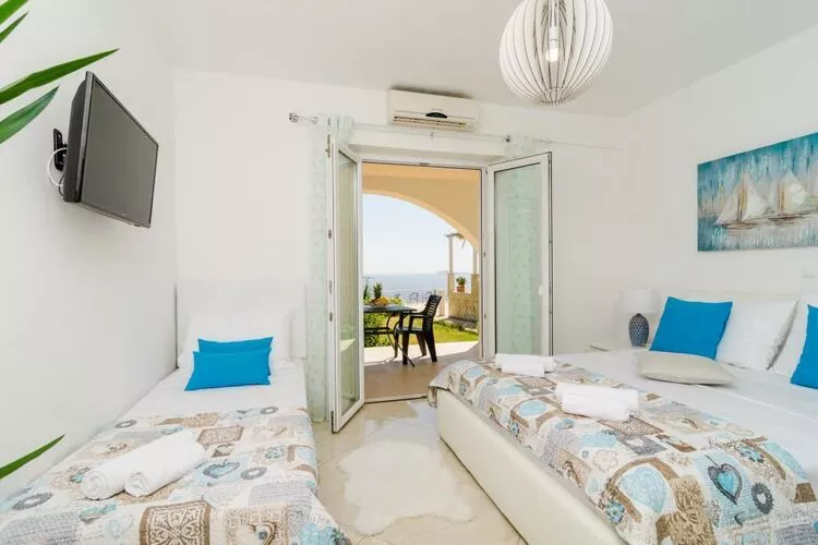 Apartments A&M - Studio with Terrace and Sea View (A3)-Living room